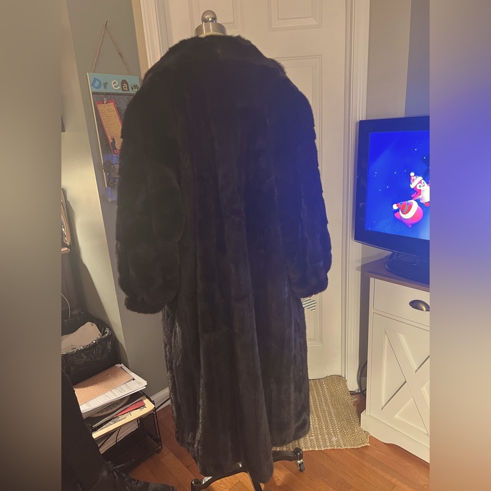 Evans blackglama fur coat